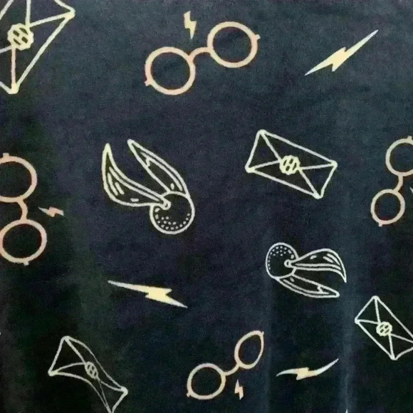Universal wizarding world Harry potter printed lounge pajama shirt size XL - Picture 3 of 8